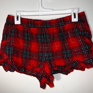 Plaid Pajamas shorts